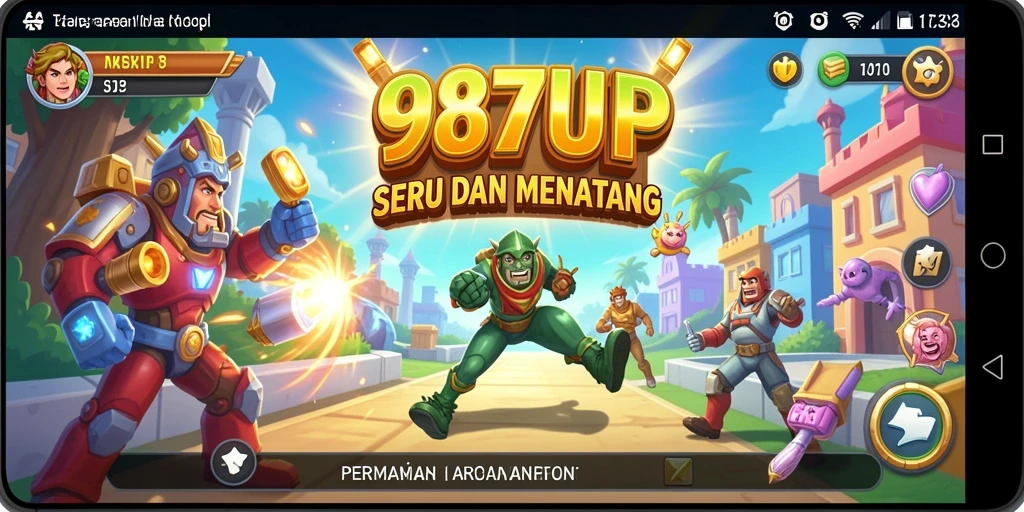 Tangkapan layar dari gameplay seru 987UP yang mengasyikkan.