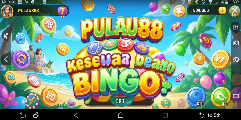Screenshot PULAU88 menampilkan gameplay Bingo yang seru dan interaktif.