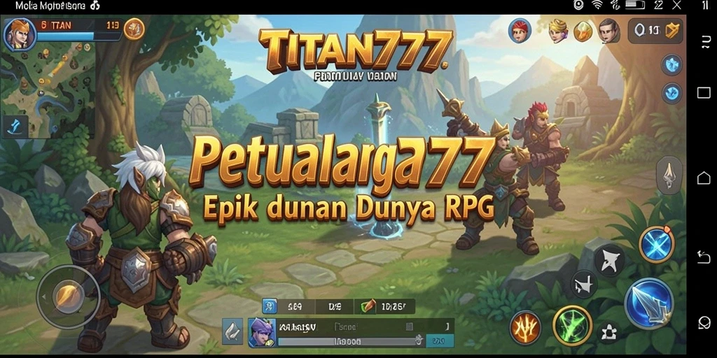 Screenshot <strong>TITAN777</strong> menampilkan aksi gameplay RPG yang mendebarkan.